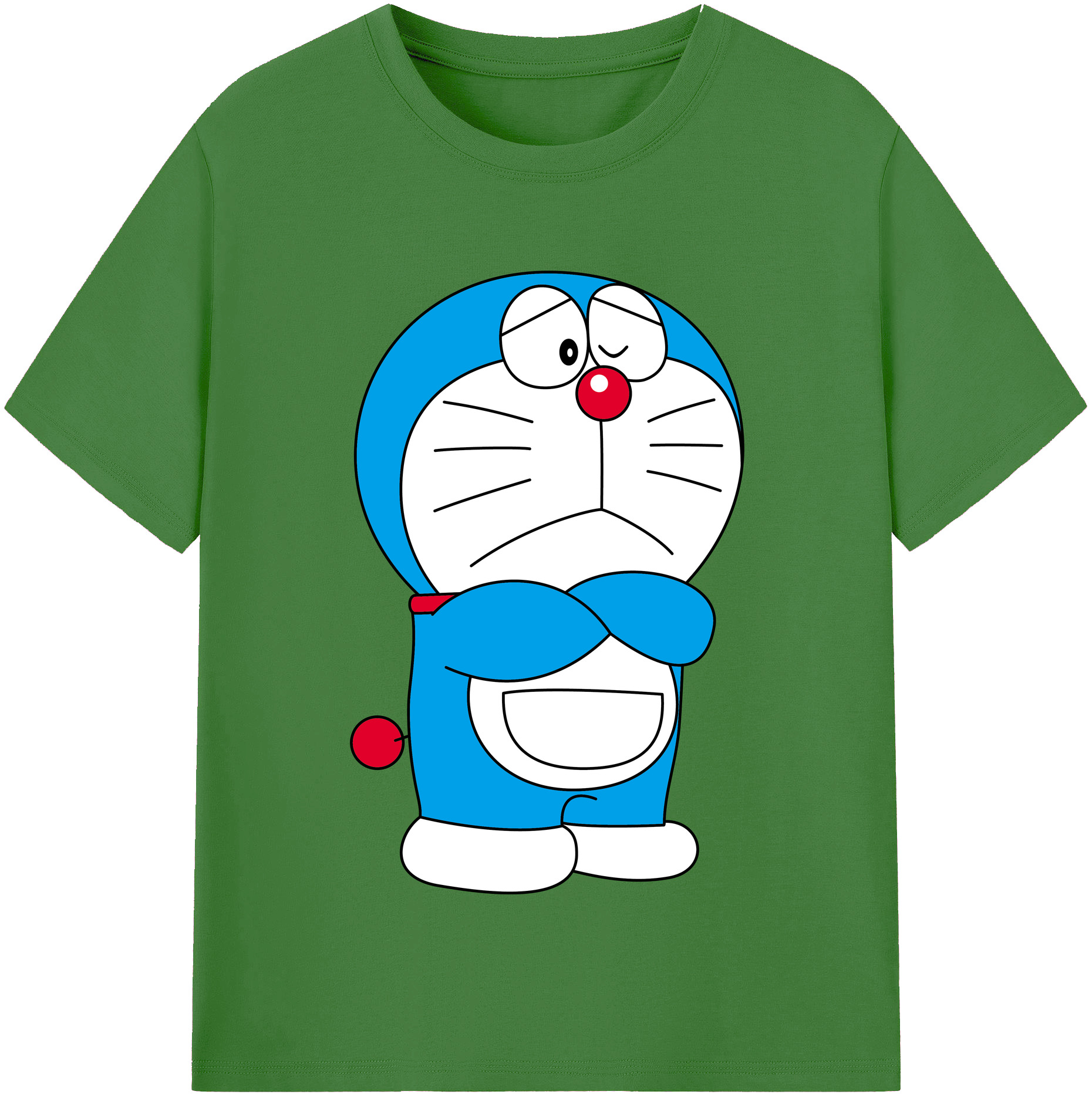 （画像用） ドラえもん Doraemon レディースカジュアルプリントTシャツ（綿100％）